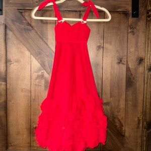 Dollcake | Red Frills Ruffle Dress | Size 3